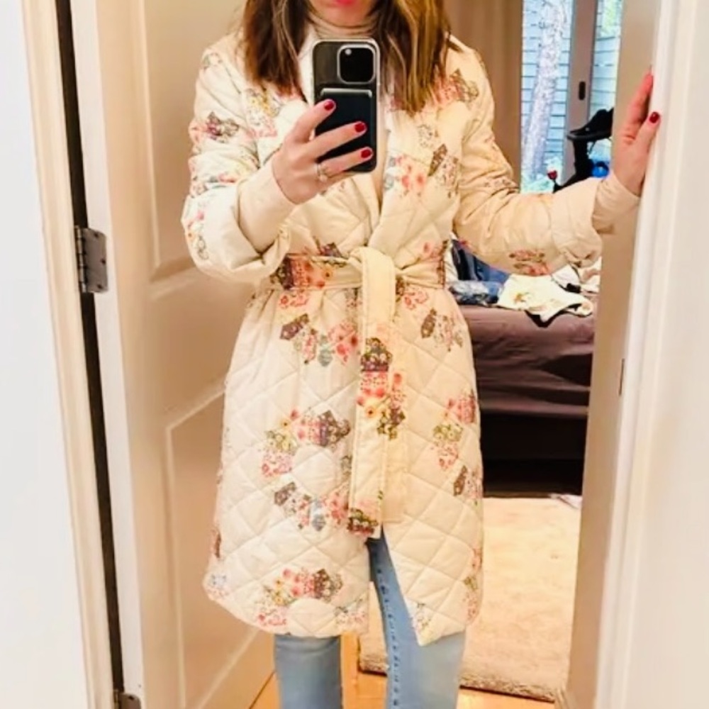 Quilted patchwork Coat - Picture 11 of 16